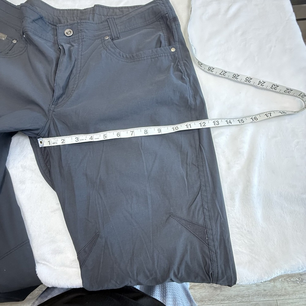 Kuhl Pants Mens 36x30 Gray Nylon Stretch Hiking Outdoor Trail 5 Pocket - Picture 13 of 13